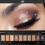 Focallure 10 Colors Naked Eye Shadow Palette Eyeshadow Shadow Shade for Eyebrows Makeup Set Nude Eyeshadow Palette Maquiagem