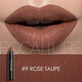 FOCALLURE Matte Lipstick Lips Makeup Cosmetics Waterproof Pintalabios Batom Mate Lip Gloss Rouge a Levre Labial